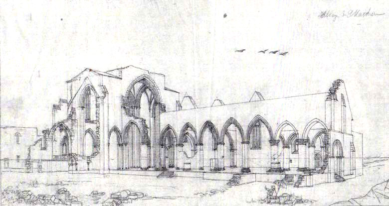 Abbaye de Saint-Mathieu, Finist�re (Bretagne)