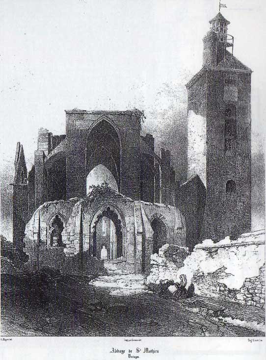 Abbaye de Saint-Mathieu, Finist�re (Bretagne)