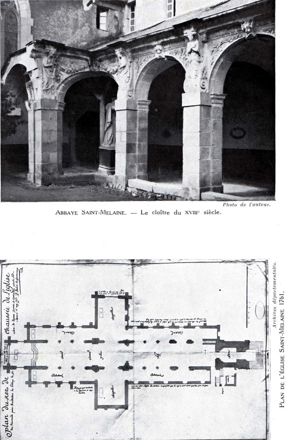 Rennes : abbaye Saint-Melaine
