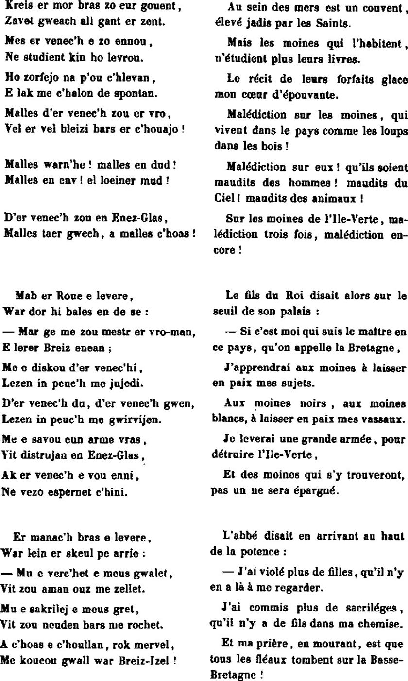 Saint-Rion : les moines de l'�le verte (Bretagne). Partie 2.