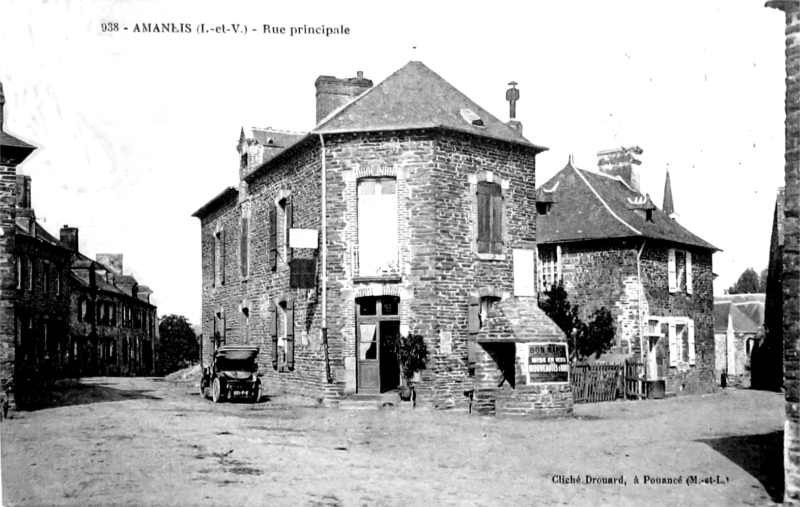 Ville d'Amanlis (Bretagne).