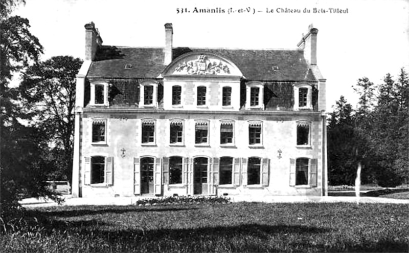 Ch�teau du Bois-Tilleul � Amanlis (Bretagne).