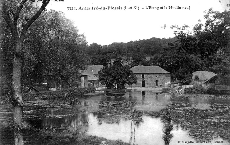 Moulin � Argentr�-du-Plessis (Bretagne).
