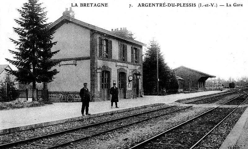 Ville d'Argentr�-du-Plessis (Bretagne).
