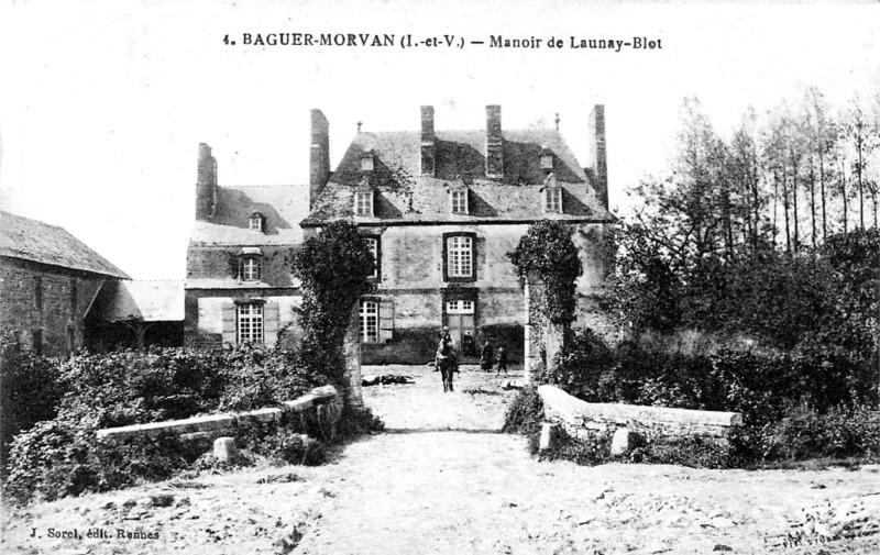 Manoir de Launay-Blot � Baguer-Morvan (Bretagne).