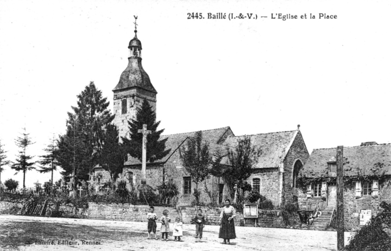 Eglise de Baill� (Bretagne).