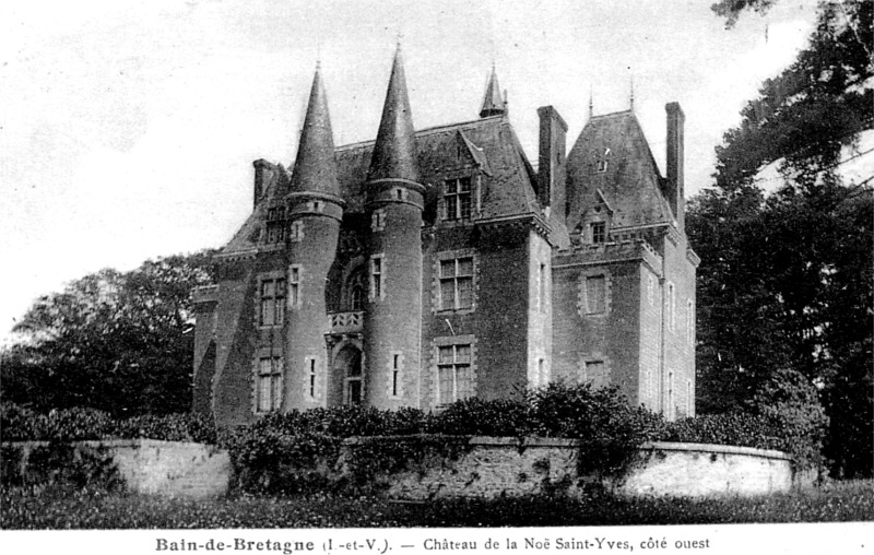 Ch�teau de la No� Saint-Yves � Bain-de-Bretagne (Bretagne).