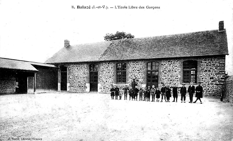 Ecole de Balazé (Bretagne).