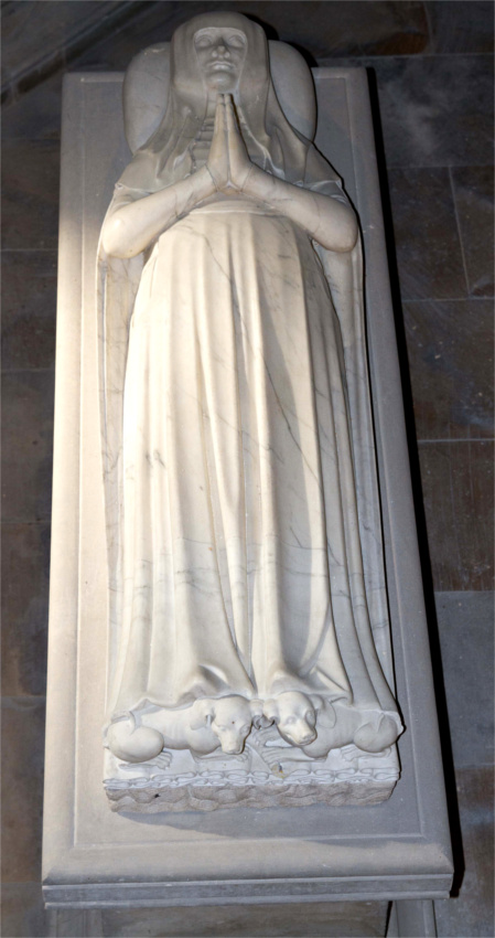 Basilique de Saint-Denis : gisant de Blanche, duchesse d'Orléans.