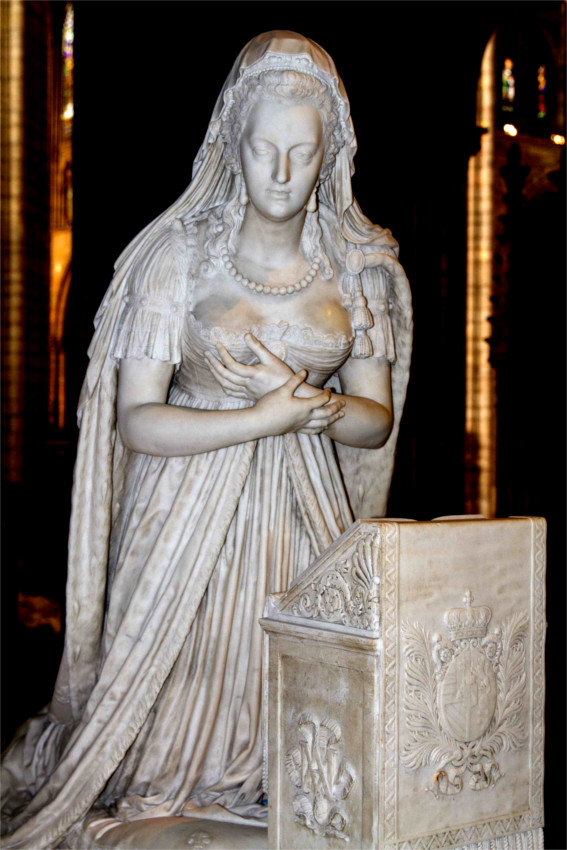 Basilique de Saint-Denis : Marie-Antoinette (1755-1793), reine de France, �pouse de Louis XVI.