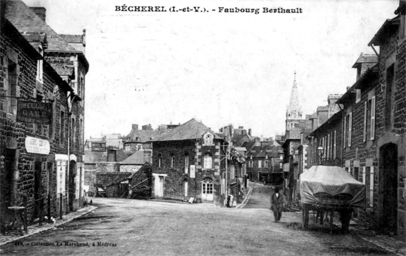 Ville de Bécherel (Bretagne).