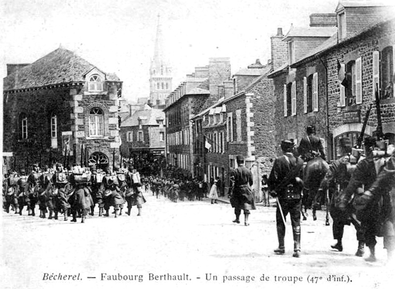 Ville de Bécherel (Bretagne).
