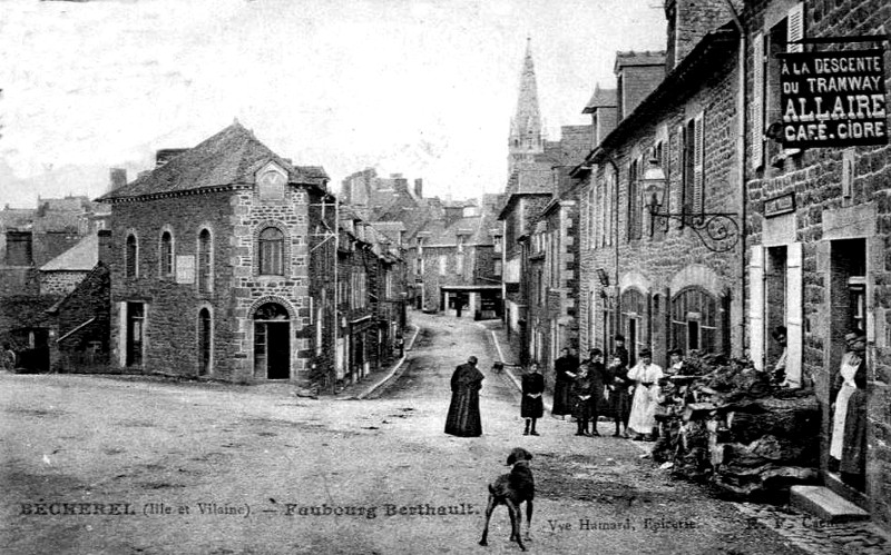 Ville de Bécherel (Bretagne).