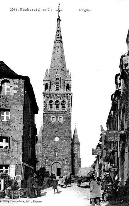 Eglise de Bécherel (Bretagne).