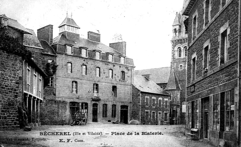 Ville de Bécherel (Bretagne).
