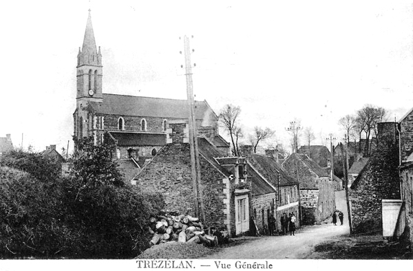 Eglise de Tr�z�lan en B�gard (Bretagne).