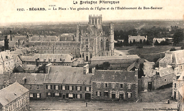 Ville de B�gard (Bretagne).