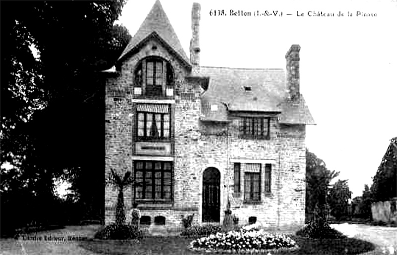 Maison de la Plesse � Betton (Bretagne).