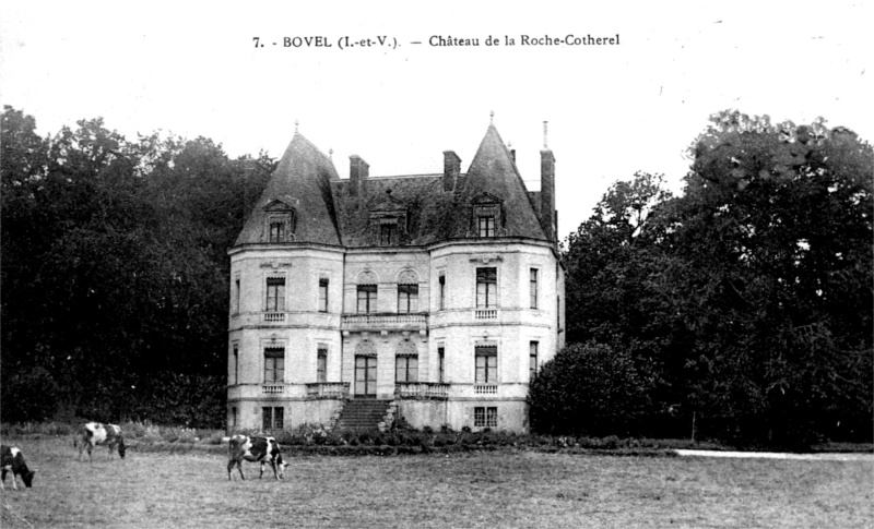 Manoir de la Roche-Cotterel � Bovel (Bretagne).