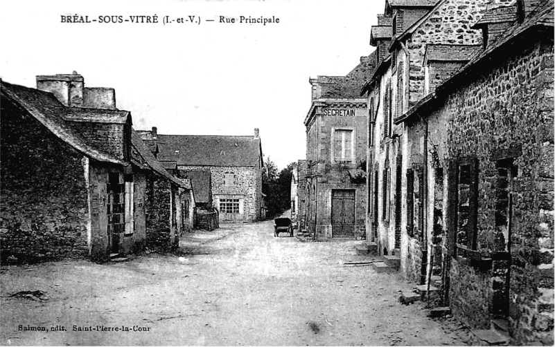 Ville de Br�al-sous-Vitr� (Bretagne).