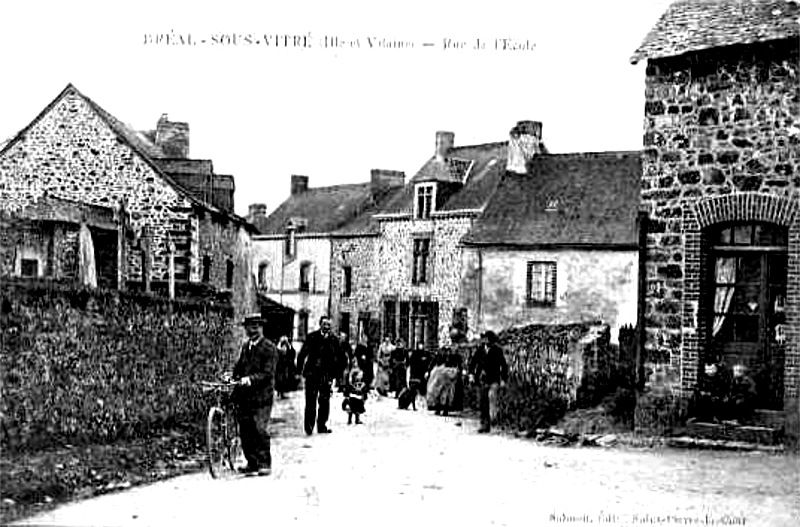 Ville de Br�al-sous-Vitr� (Bretagne).