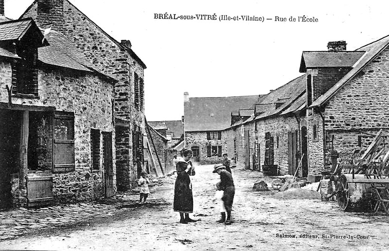 Ville de Br�al-sous-Vitr� (Bretagne).