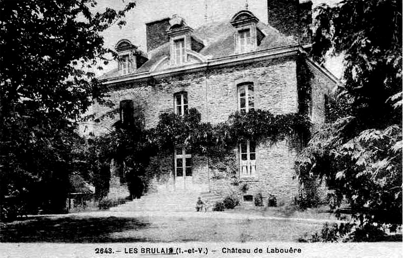 Ch�teau de Labou�re � Brulais (Bretagne).