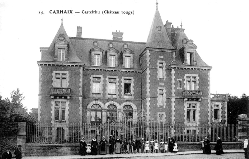 Le Ch�teau Rouge � Carhaix-Plouguer (Bretagne).