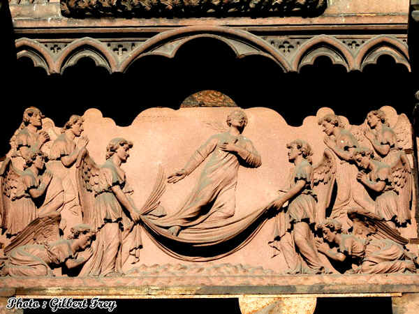Cath�drale de Strasbourg : fa�ade Sud du transept (vers 1220-1235)