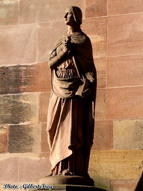 Cath�drale de Strasbourg : fa�ade Sud du transept (vers 1220-1235)