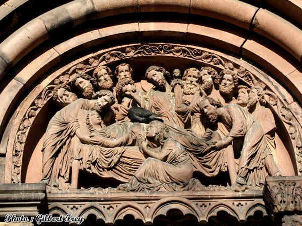 Cath�drale de Strasbourg : fa�ade Sud du transept (vers 1220-1235)