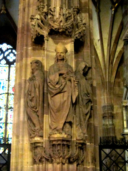 Cath�drale de Strasbourg : statues