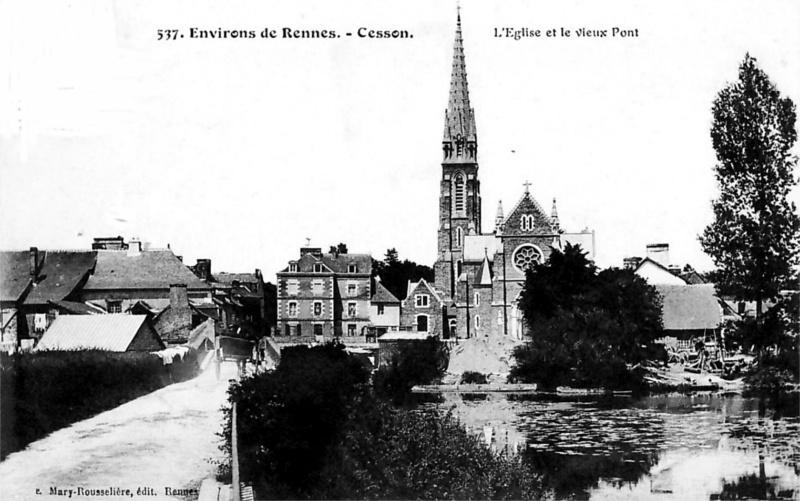 Ville de Cesson-S�vign� (Bretagne).