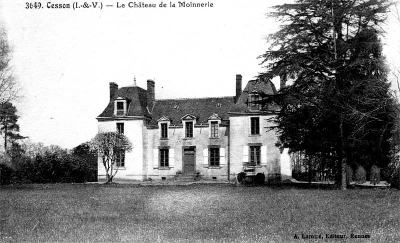 Ch�teau de la Moinerie � Cesson-S�vign� (Bretagne).
