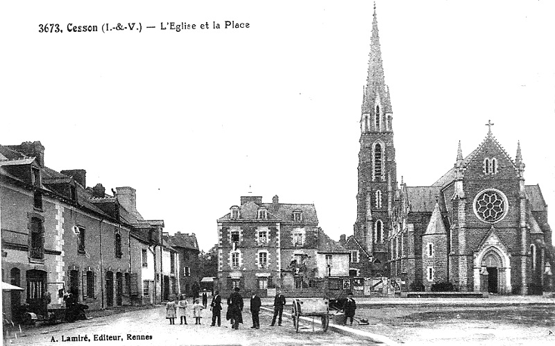 Eglise de Cesson-S�vign� (Bretagne).