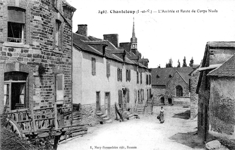 Ville de Chanteloup (Bretagne).