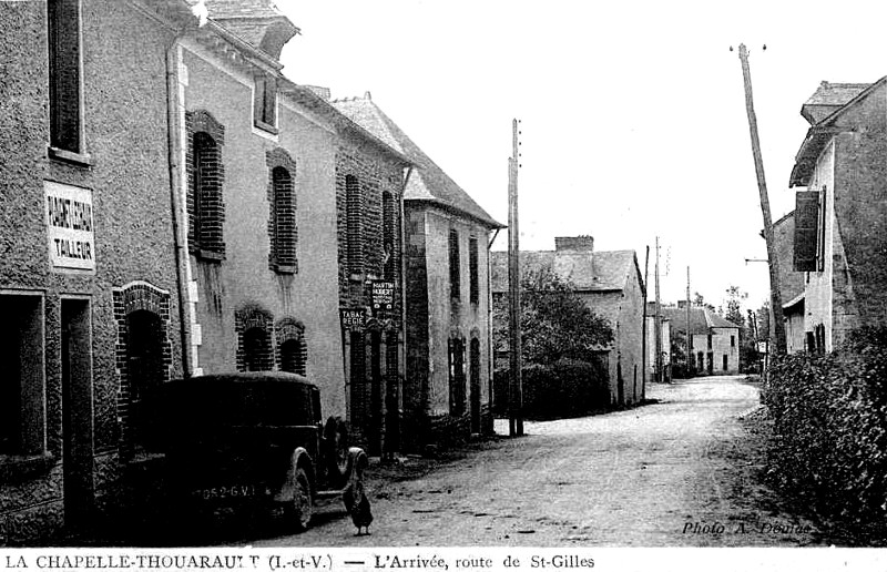 Ville de la Chapelle-Thouarault (Bretagne).