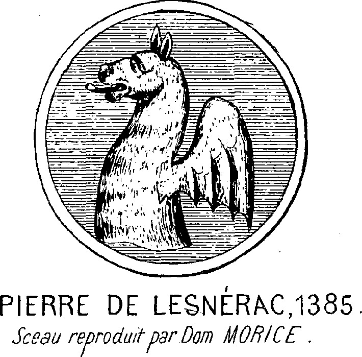 Armes de la famille Lesn�rac (Bretagne).