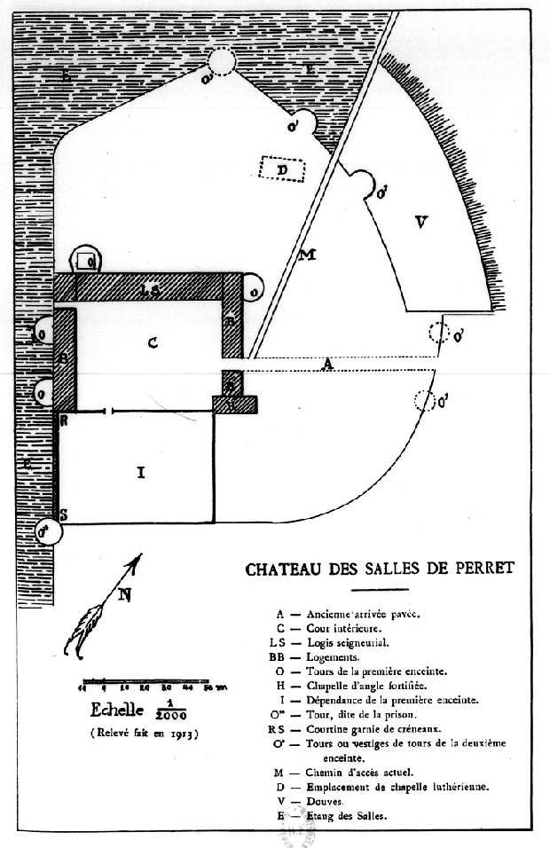 Ch�teau des Salles de Perret (vicomte Rohan)
