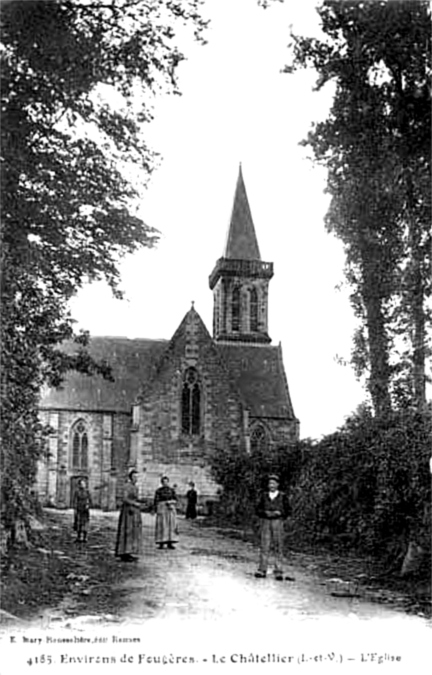 Eglise du Ch�tellier (Bretagne). 