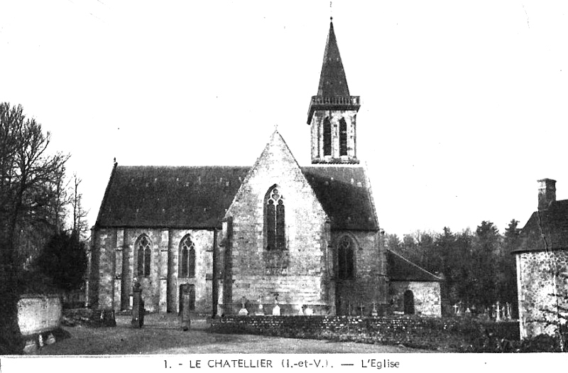 Eglise du Ch�tellier (Bretagne). 