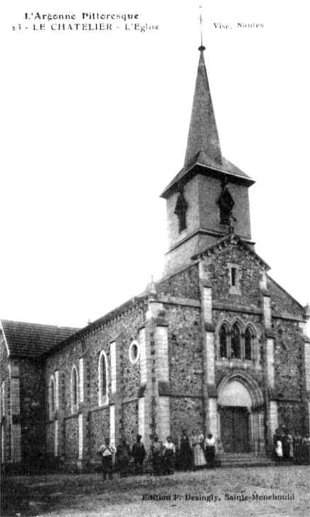 Eglise du Ch�tellier (Bretagne). 