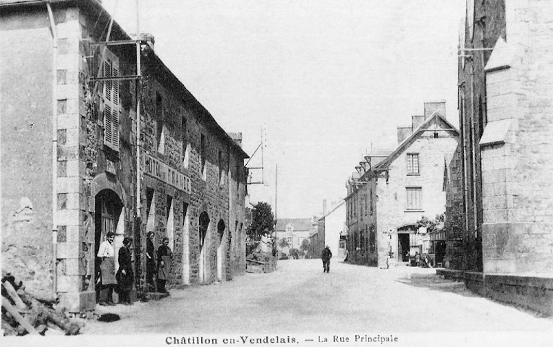 Ville de Ch�tillon-en-Vendelais (Bretagne).