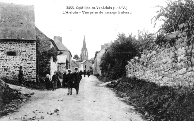 Ville de Ch�tillon-en-Vendelais (Bretagne).