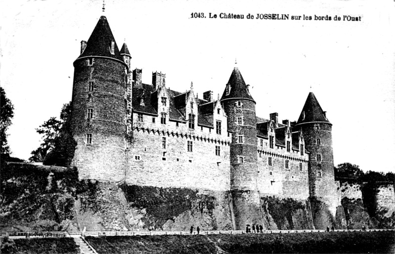 Josselin (Bretagne) : ch�teau des Rohan.