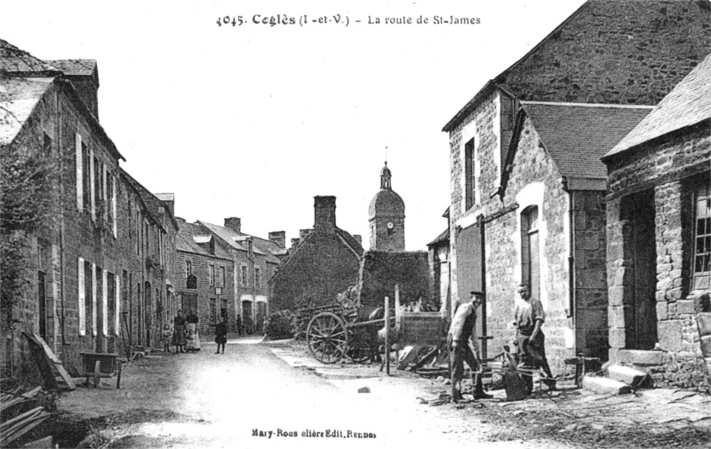 Ville de Cogl�s (Bretagne).