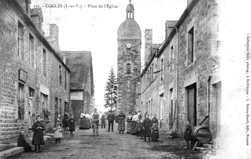 Ville de Cogl�s (Bretagne).