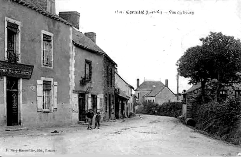 Ville de Cornill� (Bretagne).
