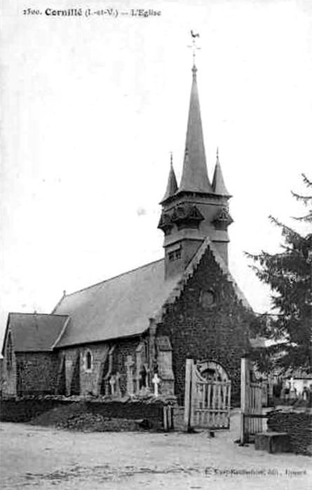 Eglise de Cornill� (Bretagne).