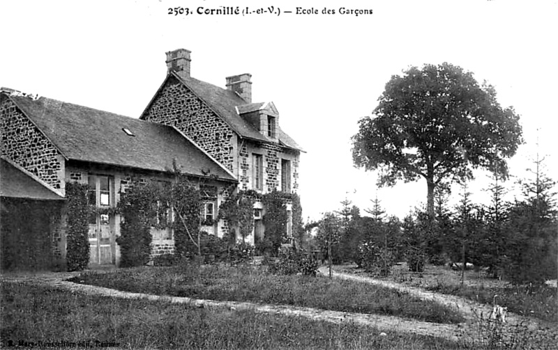 Ville de Cornill� (Bretagne).